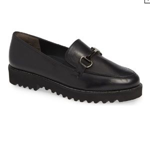 Paul Green Nandi Black Leather Loafers